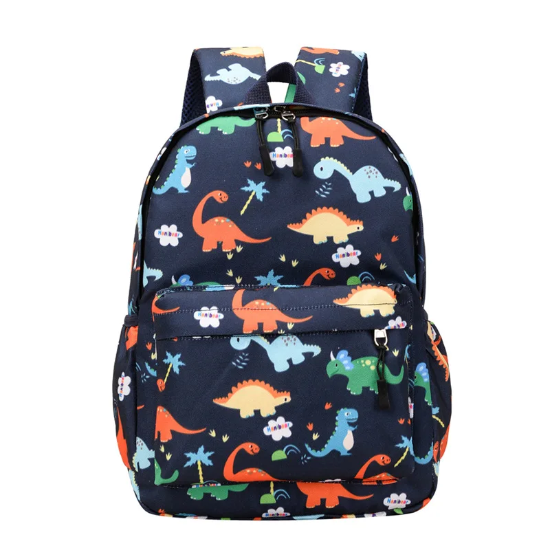 Cute Cartoon Dinosaur Backpacks Teenager Kindergarten Schoolbag Trendy Waterproof Kids Bookbag Boys Girls Children Animal Bag