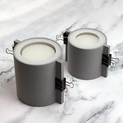 DIY Candle Cup Storage Box Cement Mold Crystal Epoxy Storage Box Silicone Mold Handmade Round Candle jar Mold