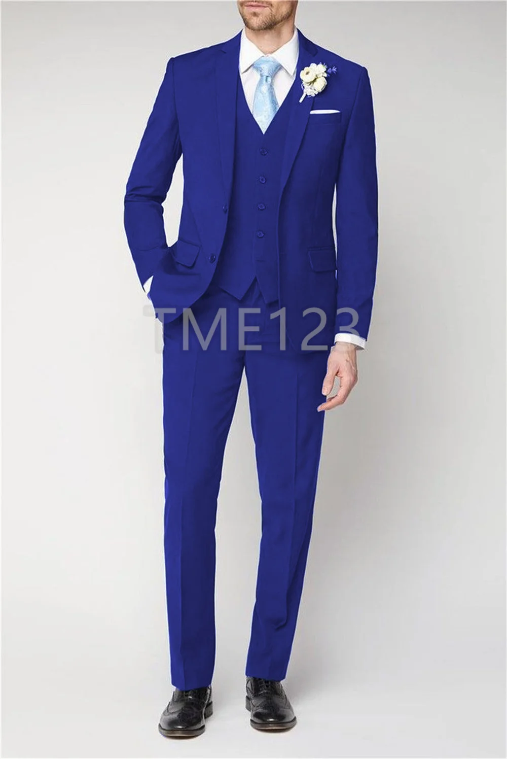 Classy Bruiloft Tuxedos Suits Slim Fit Bruidegom Voor Mannen 3 Stuks Bruidsjonkers Pak Mannelijke Formele Zakelijke (Blazer + Vest + Broek)