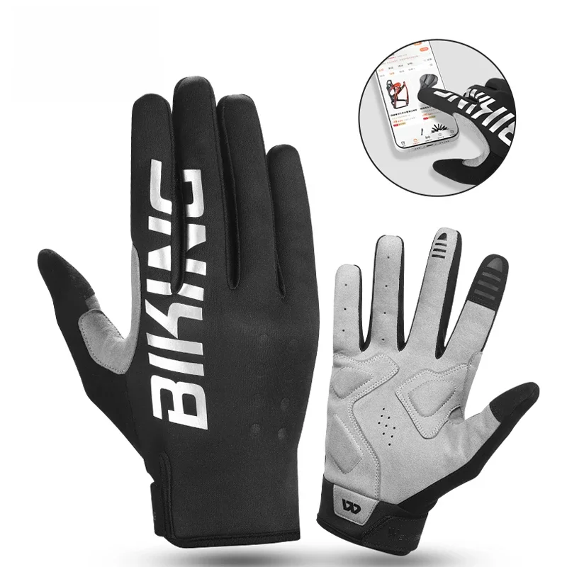 AliExpress West Biking WEST BIKING Cycling Gloves MTB Bike Bicycle Full Finger Gloves Men Women Winter Gym Fitness Non-slip