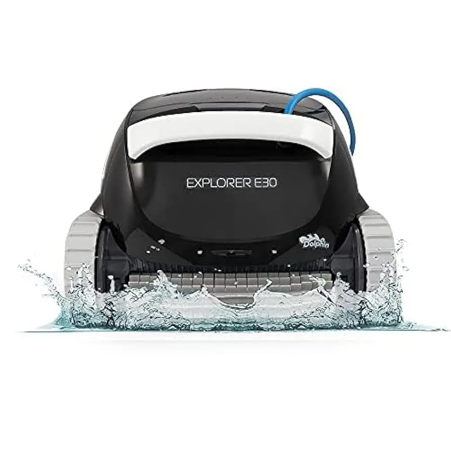 

100% ЛУЧШИЕ СКИДКИ DOLPHIN Explorer E30 Роботизированный пылесос для бассейна [вакуум] — идеально подходит для наземных бассейнов до 50 футов —