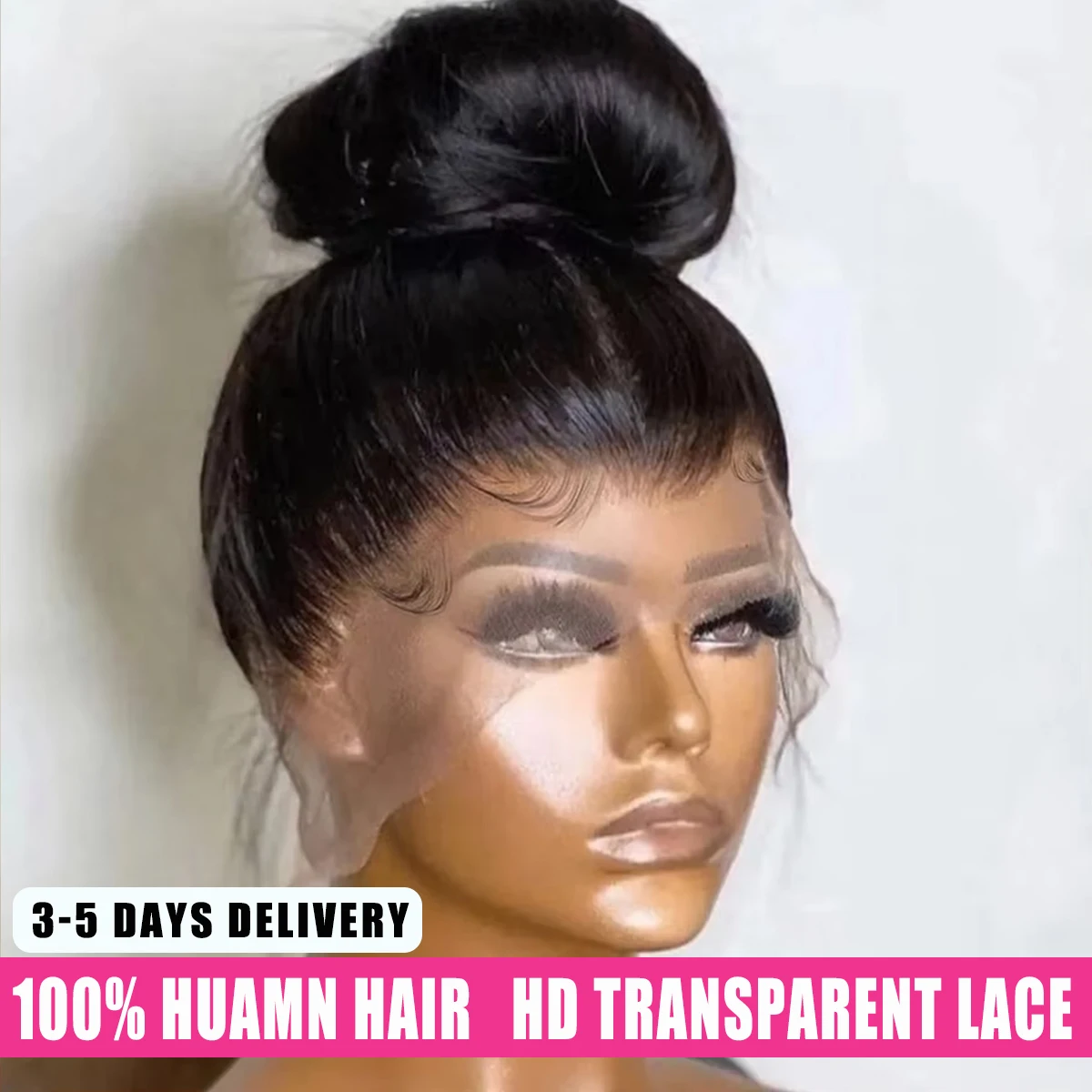 

360 HD Lace Frontal Bone Straight Human Hair Wig 13x6 Transparent Lace Front Human Hair Wig Pre Plucked lace For Women Brazilian