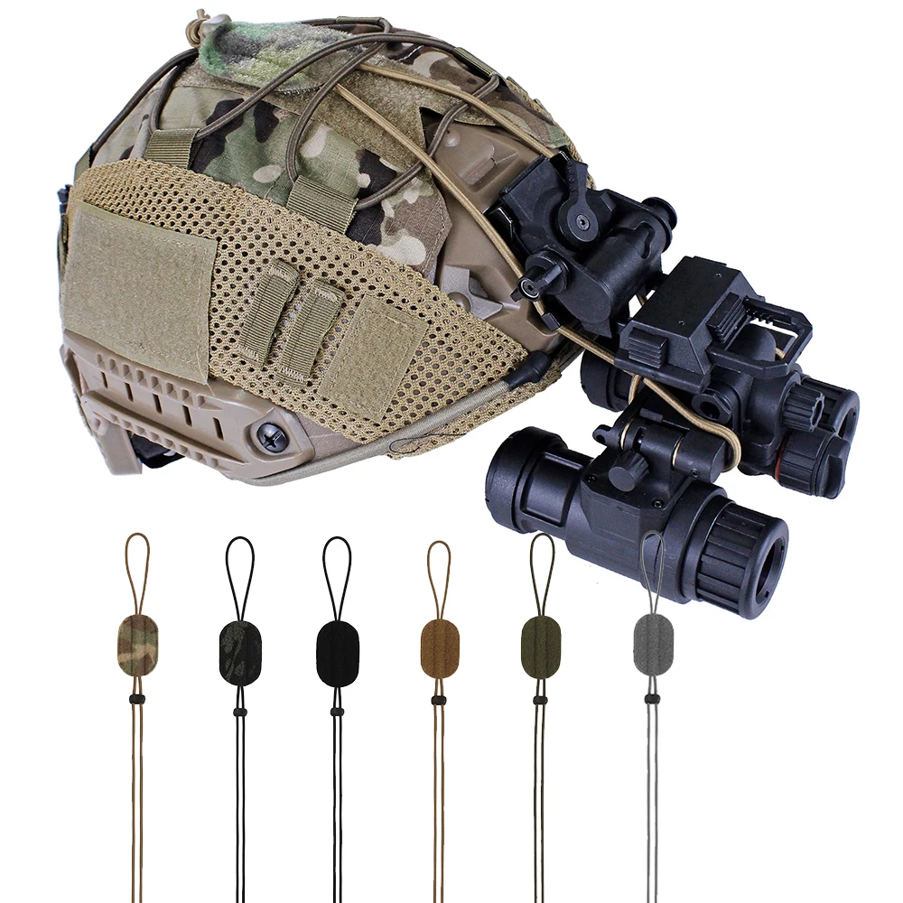 حبل تعزيز NVG التكتيكي، سلك بنجي للاحتفاظ المرن لأجهزة الرؤية الليلية المثبتة على خوذة PVS7 PVS14 PVS31