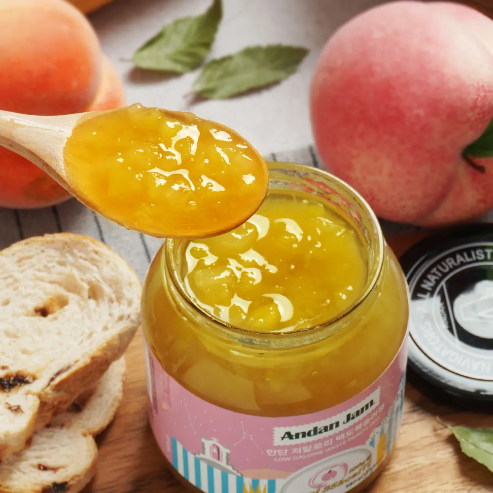 Peach Jam 380g Low-calorie White Done Jam