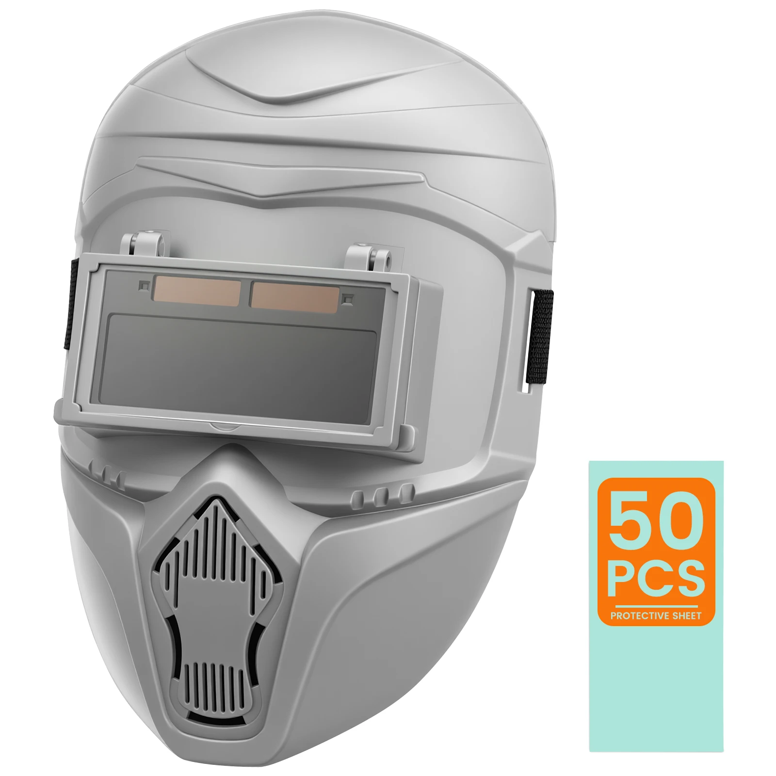 

Auto Darkening Welding Helmet Shade 9-13 Professional Mask with Comfortable Silicone Nose Pad High Sensitivity Welder Shield