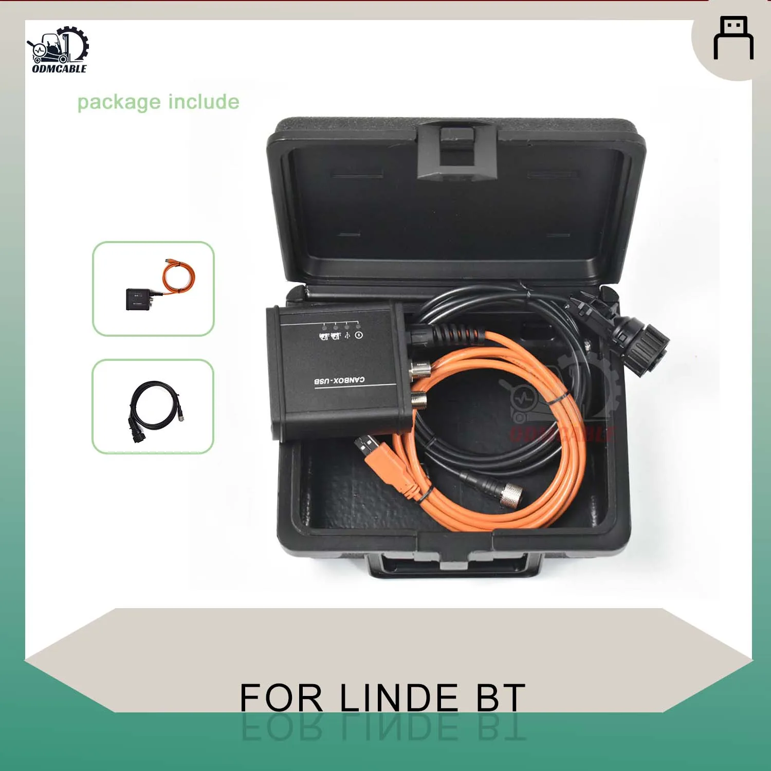 

Новый Pathfinder Для Linde Canbox адаптер Bt полный комплект Linde Service Guide Lsg программное обеспечение вилочный погрузчик Профессиональный диагностический инструмент