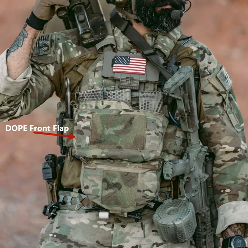 PEW TACTICAL FERRO STYLE DOPE Front Flap airsoft hunting clothing accessories Tactical front panel FP14