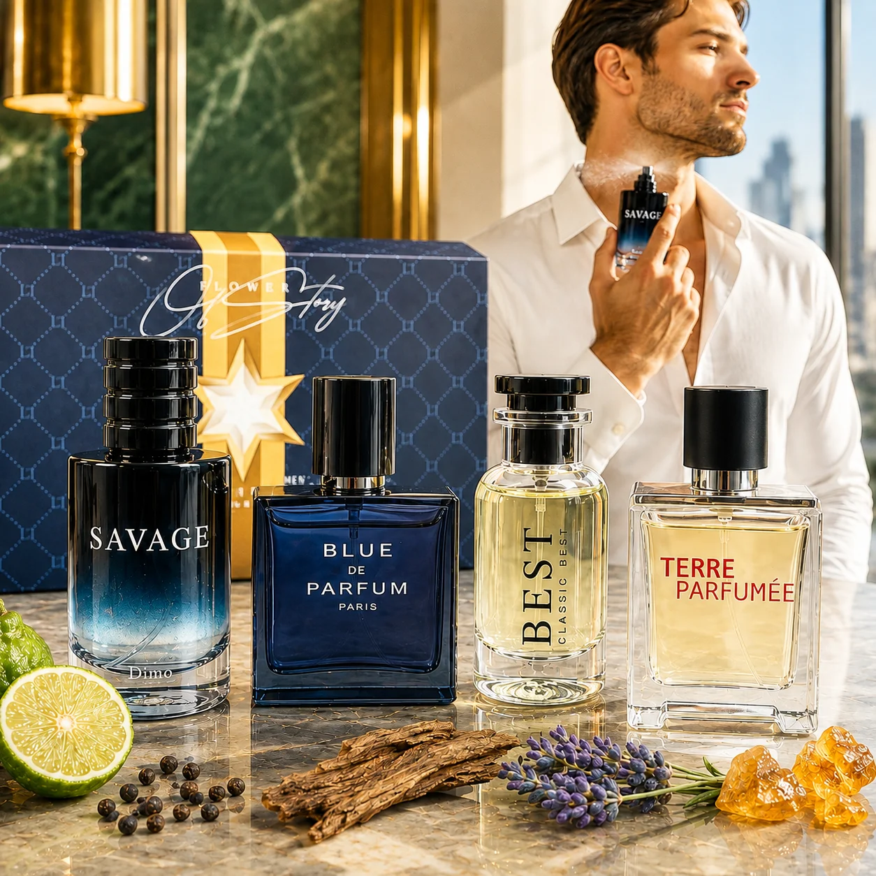 The Collection Perfume Fragrance - Men’s Perfume Set 4-Piece, 25 mL