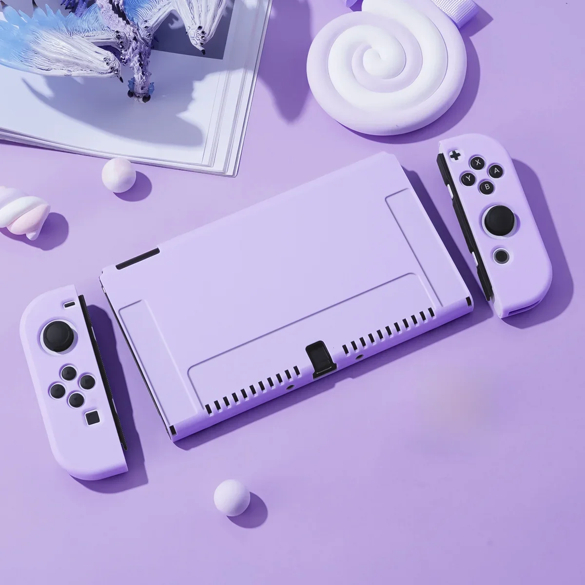 Estojo protetor para console OLED e Joy-Con, compatível com console Nintendo Switch, switch pode ser