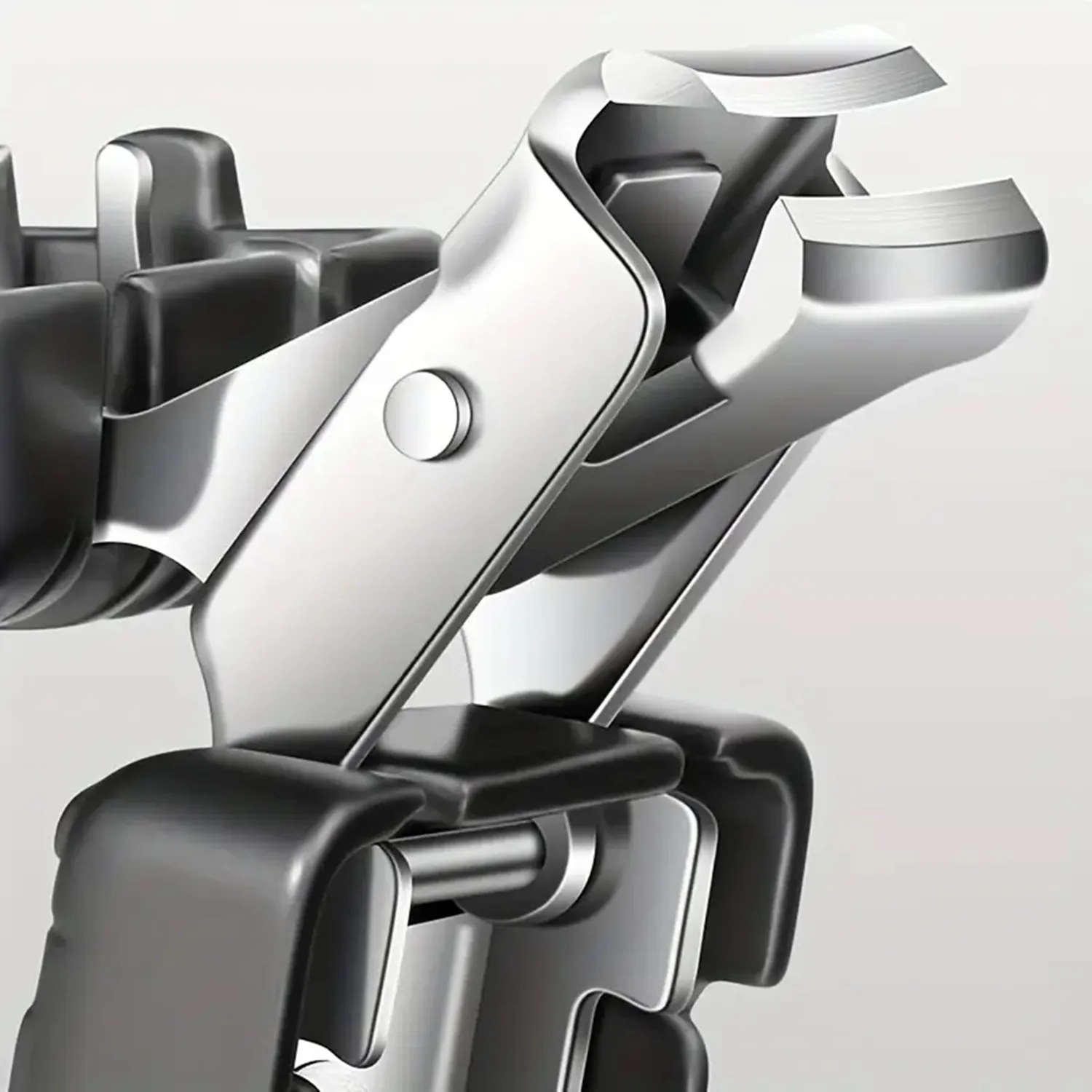 Mini Folding Nail Clippers - Stainless Steel Sharp Blade Anti-Splash Portable Keychain Manicure Pedicure Tool for Travel Home