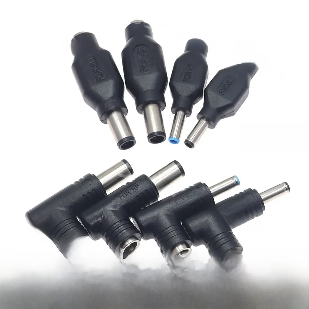 Prise mâle cc 7.4x5.0/4.5x3.0mm à DC femelle 5.5*2.1mm/5.5X2.5, adaptateur d'alimentation, convertisseur de charge, connecteur pour ordinateur portable Dell HP