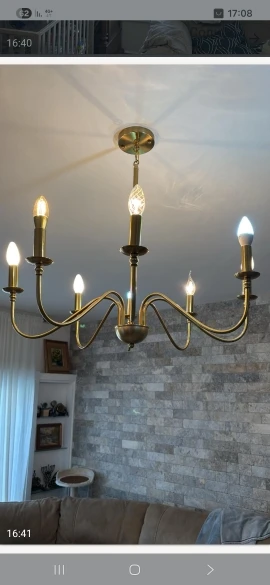 Windsor Brass Chandelier