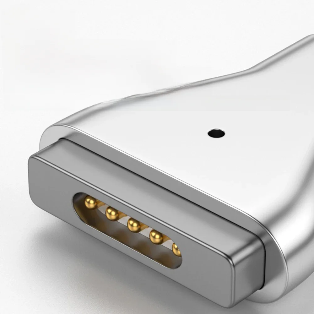 Nowy adapter T-head typu c żeński do adaptera magsafe2 ze stopu cynku do laptopa Apple Wysoka jakość — zdjęcie 2