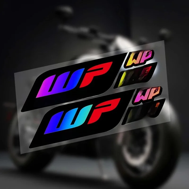 Autocollants de choc de moto WP, autocollant d'amortisseur de fourche de Suspension, accessoires de moto pour Kawasaki Honda SUZUKI DUCATI Benelli