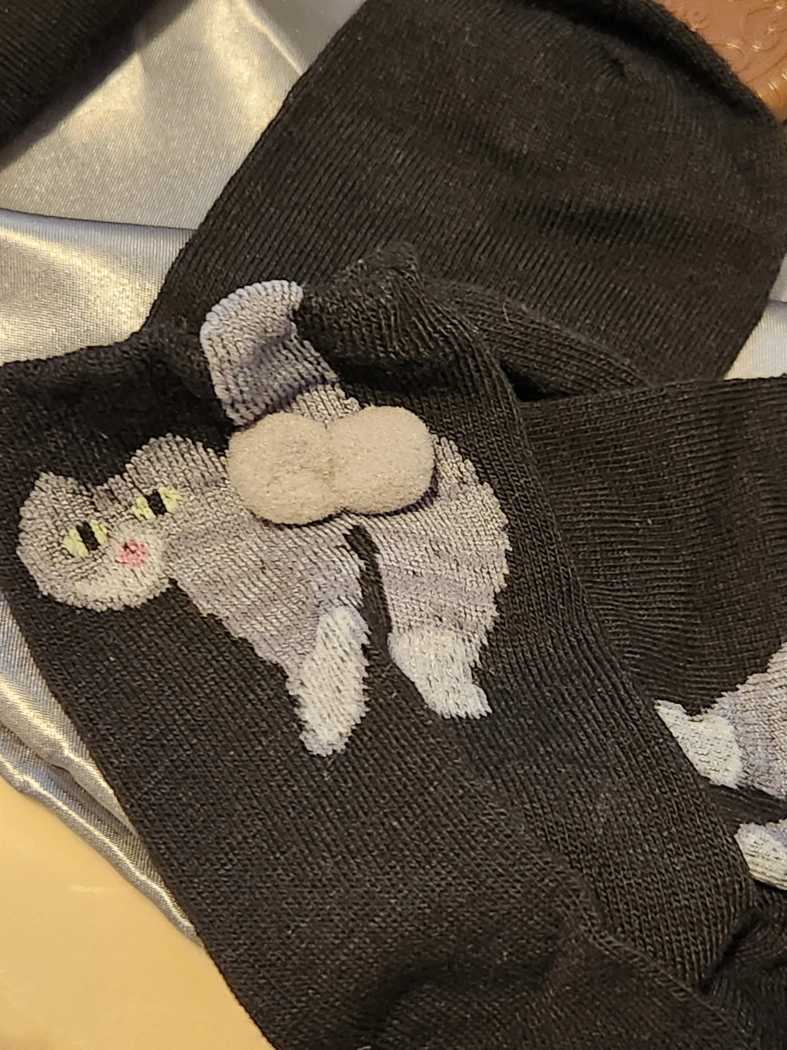 3D Cute Cat Socks Black/White Funny Cat Cotton Socks Breathable Soft Girl Women Novelty Stocking Kawaii Gift Sock Set photo review
