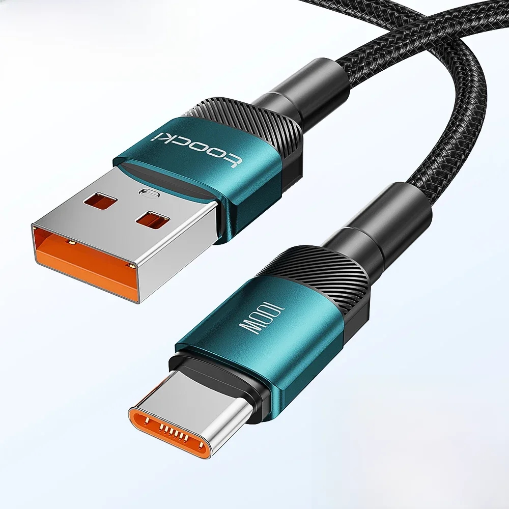 Toocki 3m6A USB Type C Cable For Huawei Honor USB2.0 100W Fast Charging Charger USB C Data Cord Cable For Xiaomi Oneplus Samsung