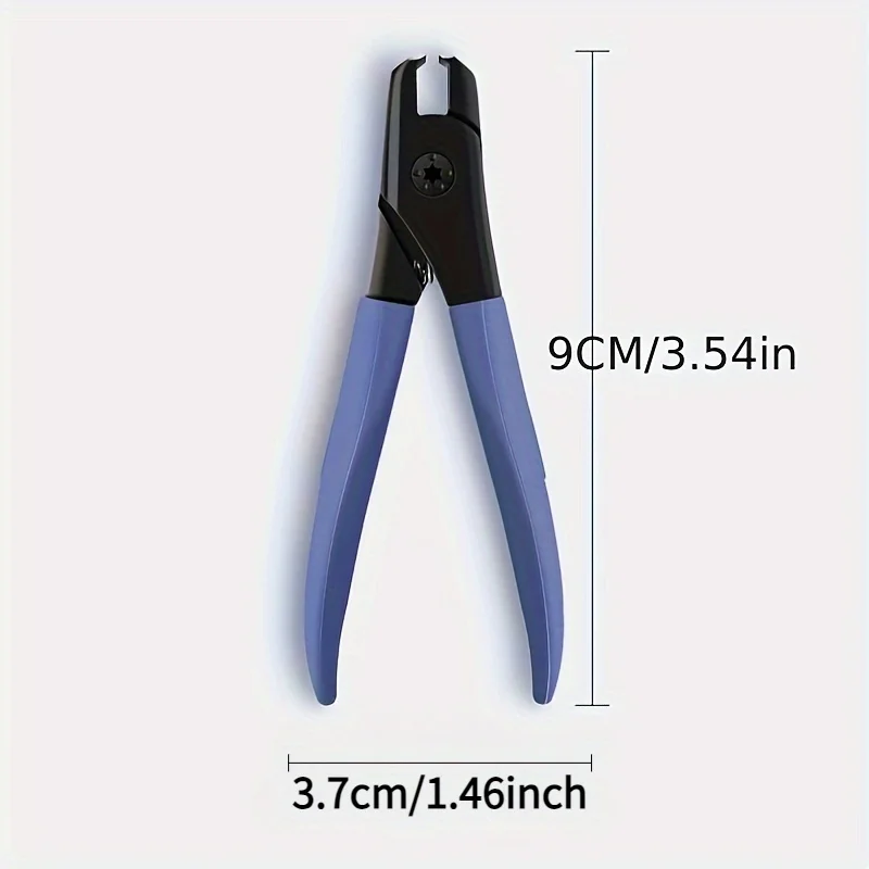 1 Piece Blue Nail Clipper, Suitable for Thick Nails, Ergonomic Handle, Foot Care Product, Effortless, Daily Essential - 3