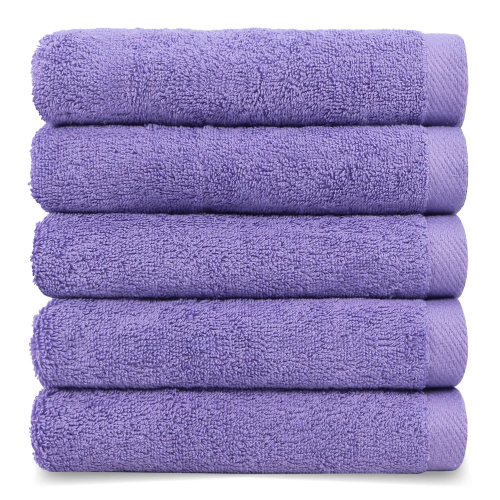 Cotton Living Four Season 30 Wed 200g cotton cotton 100% hotel towel, flower Purple 5/10 sheets, shower towel, thick Towel Hotel Bathroom Shower Towels