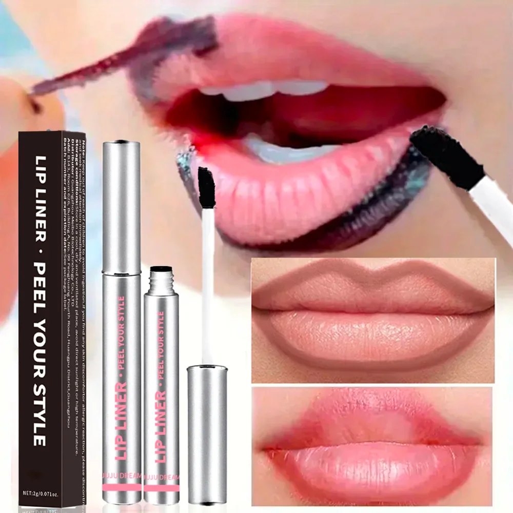 Peel Off Lip Stain – Soft Matte, Waterproof, Long-Lasting, Color-Changing, Non-Stick, Bright Cool Rose, Easy Wear, Unisex