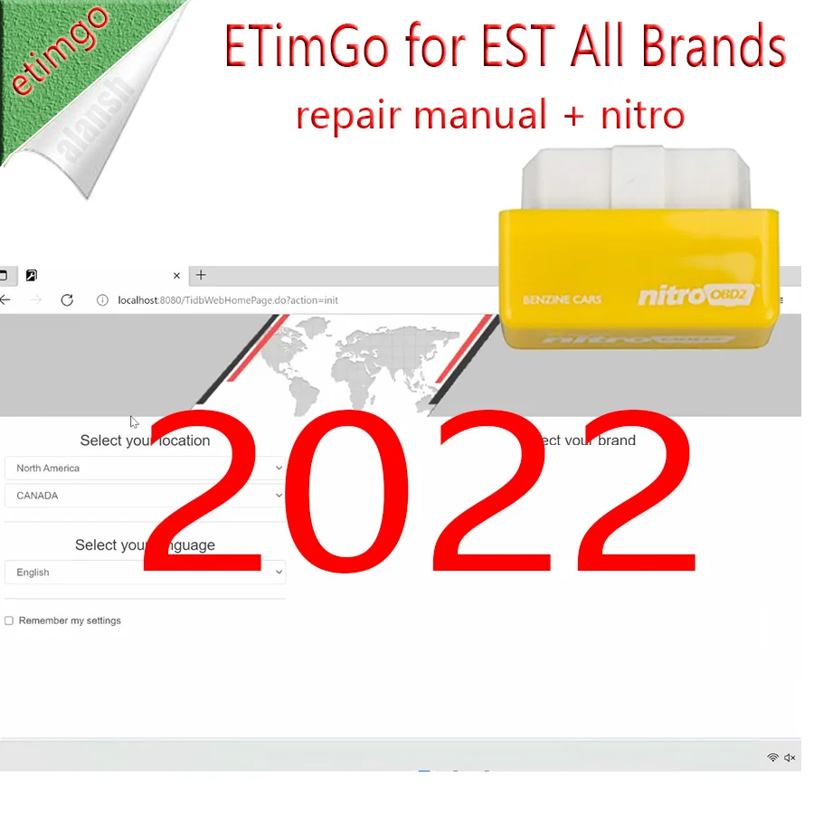 2022 ETimGo for EST All Brands OFFLINE Repair Manual + Nitro