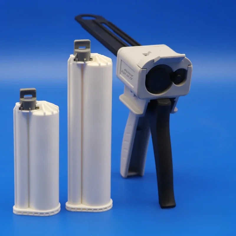 50ml 75ml 10:1  Adhesives Dispensing Gun 2K Kit Portable Double Tube Mixing Dispenser Loctite ARALDITE 3M Cartridges AB Glue Gun