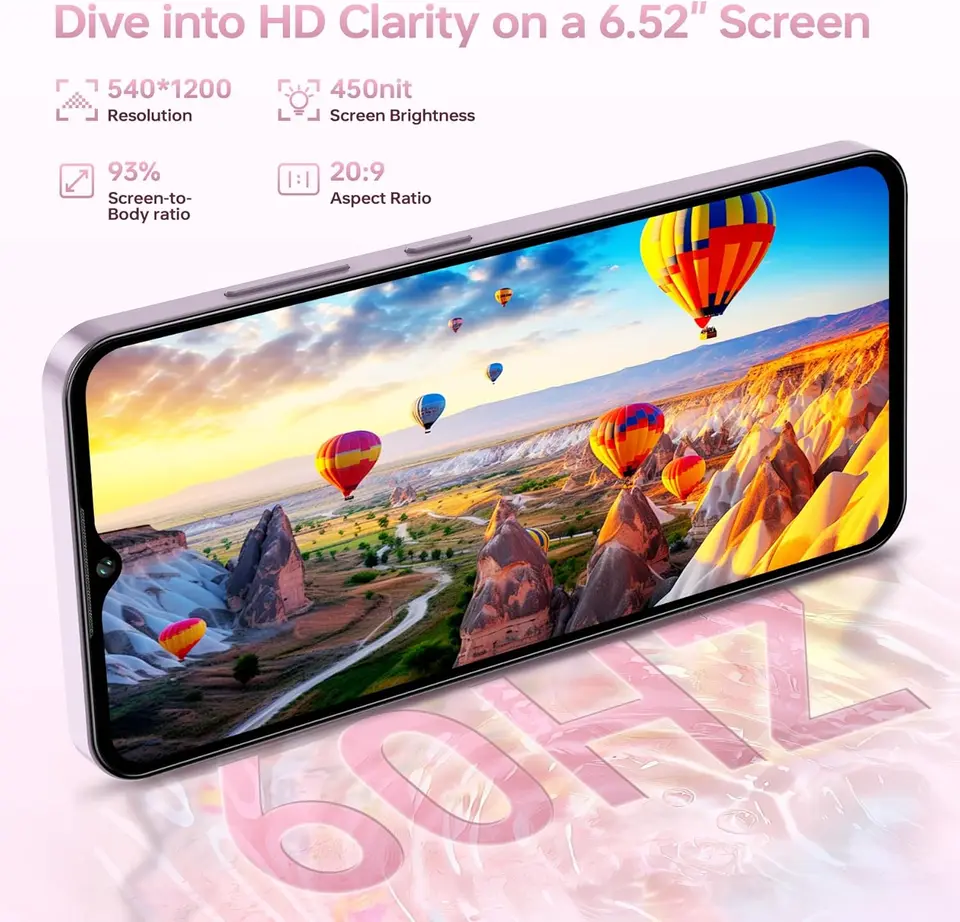 OUKITEL C5 Cell Phone Unlocked, 16(4+12)GB RAM+64GB ROM/TF 1TB