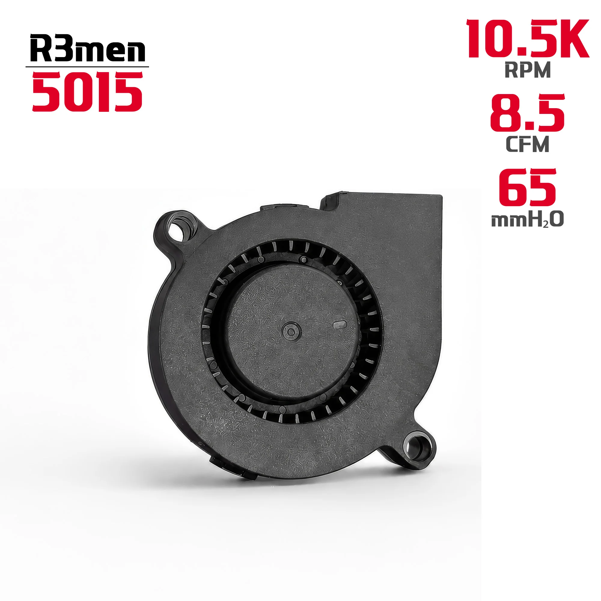 R3men (lub R3men - zależy od kontekstu) |   Wentylator dmuchawy o bardzo wysokiej wydajności 10K RPM 5015 do drukarek 3D. Wentylator chłodzący R3fan