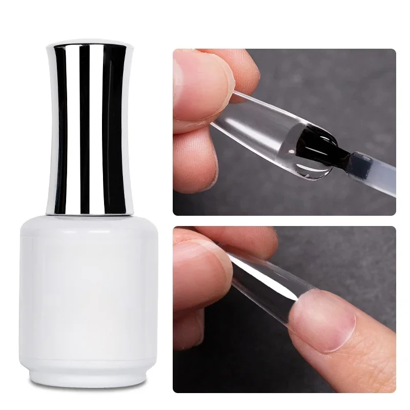 AWStorG 15ML ongles conseils colle Gel pour faux ongles conseils Extension rapide 3 en 1 fonction ongles Art Transparent Gel vernis tremper UV