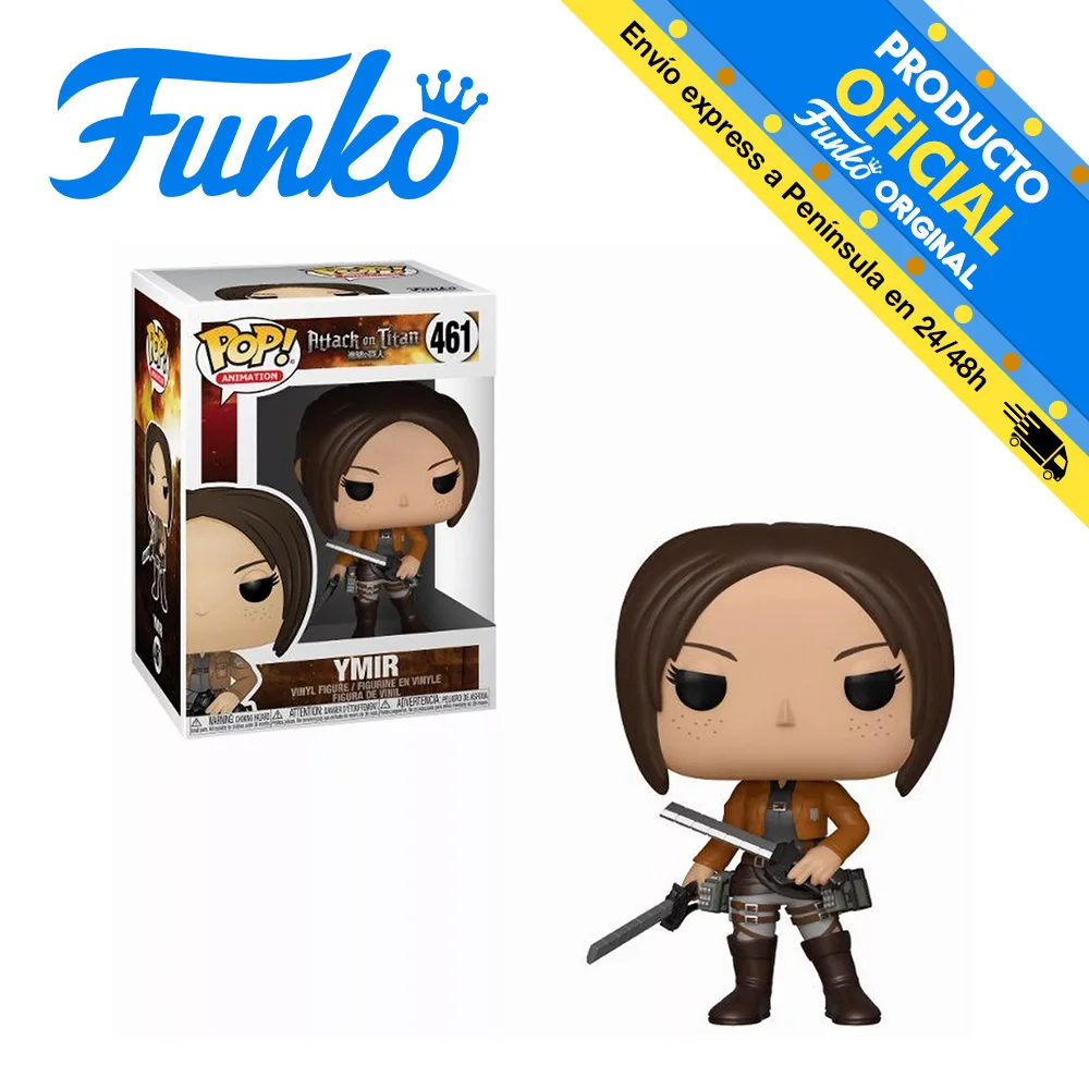 Funko Pop! Attack on the Titans-Ymir figure, 35677 reference, number 461, original, toys, boys, girls, gifts, collector, figures, dolls, shop, with box, new, man, woman, official license