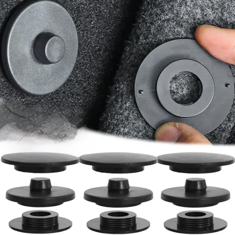 Tapete de chão do carro anti-skid fixador apertos dupla camada clipes fixos conjunto universal arpet