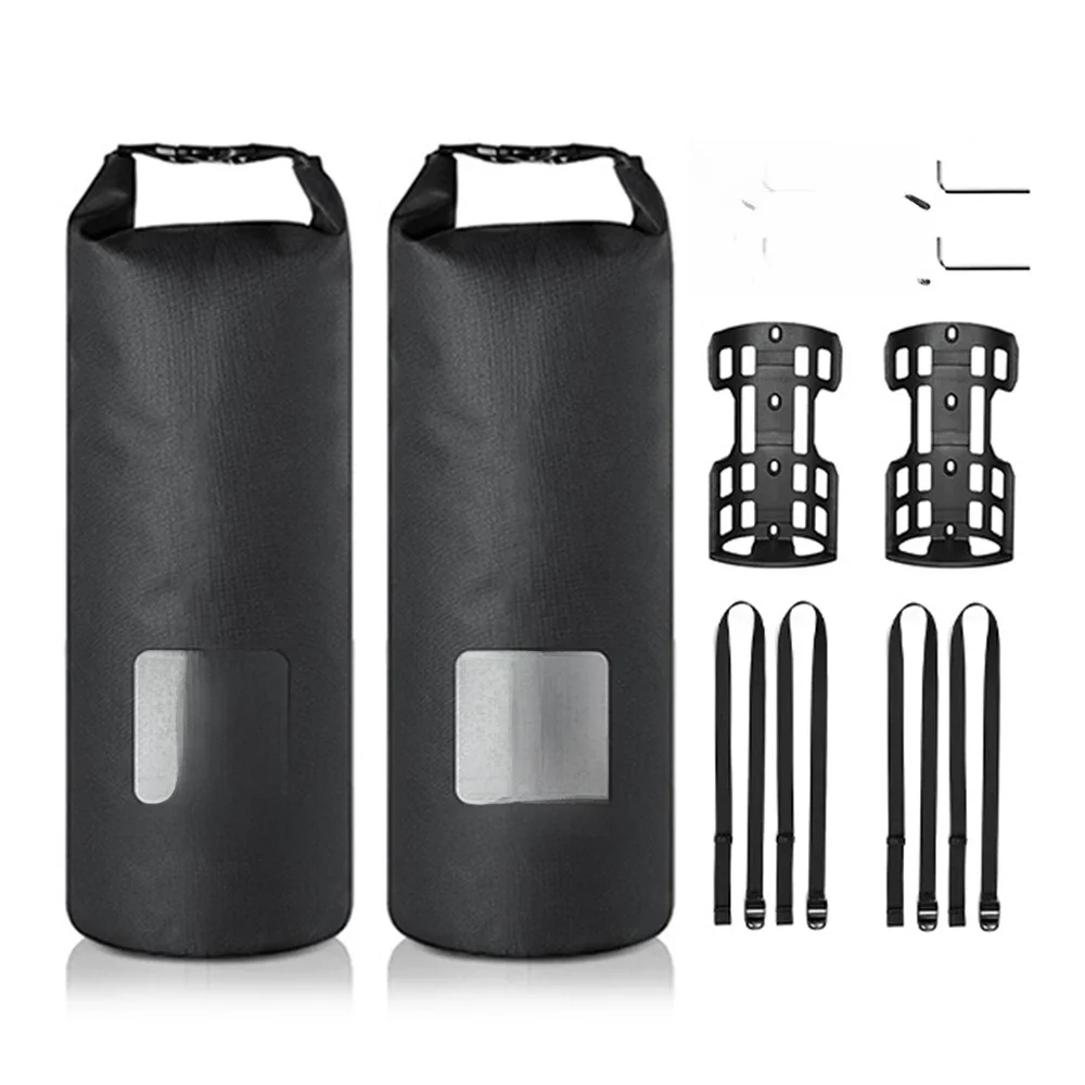 AliExpress NONE NEWBOLER 3L/7L Bike Fork Bag Waterproof Roll Top Dry Bag Bicycle Fork Bag Cycle Pack Bike Pannier
