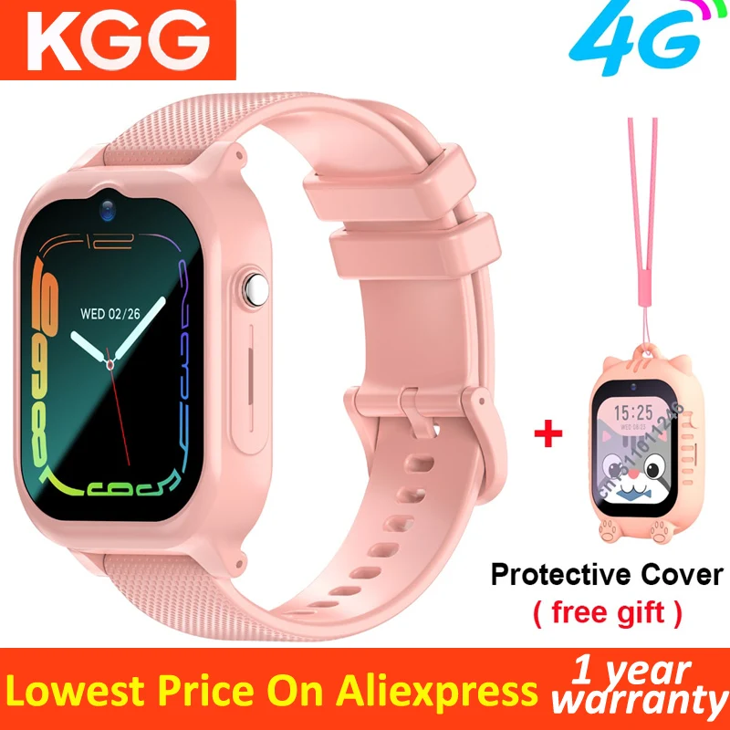 New K26 4G Smart Watch Kids GPS WIFI Video Call SOS Child Smartwatch Clock Camera Tracker Location Phone Watch Boys Girls Gifts