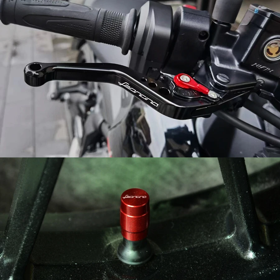 For Benelli Leoncino 500 leoncinX 2016-2020 Leoncino500 Accessories Tire Valve caps Cover & Motorcycle Short Brake Clutch Levers