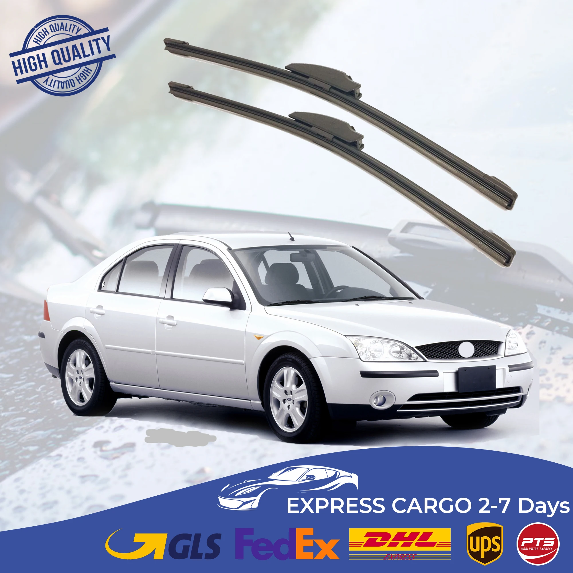 Car Wiper Blade For Ford Mondeo 2000 2001 2002 2003 2004 2005 2006 07 Auto Windscreen Windshield Wipers Blades Window Wash Front