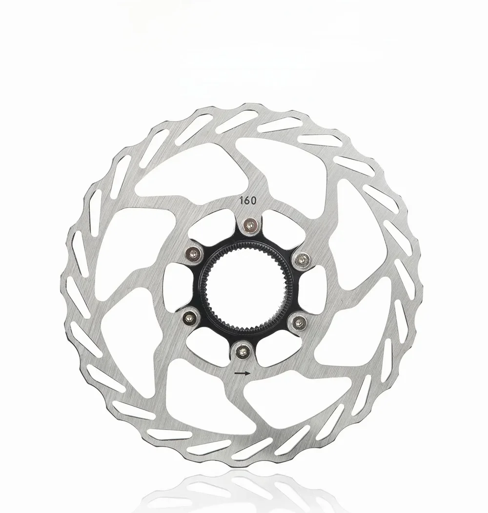 AliExpress RacewoRK RACEWORK RS6 Center Lock Brake Disc Rotor Strong Heat Dissipation Floating 140mm 160mm 180mm For MTB Road Bike