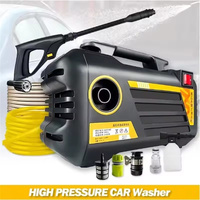 3000W High Pressure Washer Portable Cleaner Adjustable Water Pressure Home Automatic Water Gun High-Handed Car Wash Tools