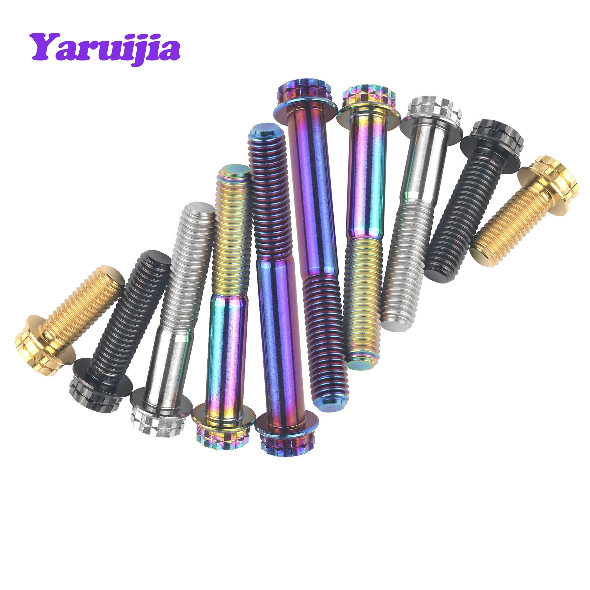 Imagem -04 - Parafusos de Cabeça Torx Extravagantes Parafuso de Titânio Peça da Motocicleta M10x20 25 30 35 40 45 50 55 60 65 70 mm Passo 1.25 15 Milímetros