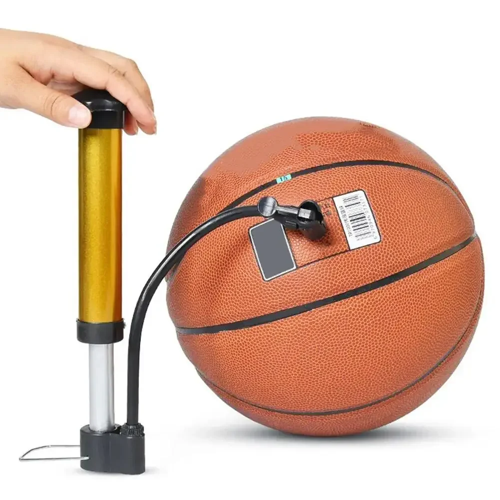 AliExpress Mini Bicycle Pump Manual Inflator Device Bike Wheel Football Basketball Air Ball Pumping Portable