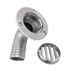 32MM/38MM Stainless Steel Floor Deck Cockpit Drain Scupper Boats Removable Cover Sewerage Drain