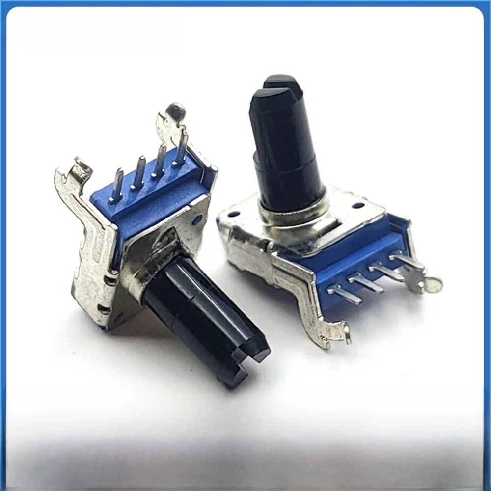 2 SZTUK RK11 Typ Pojedynczy 4-pinowy B10K B20K B50K B100K Potencjometr głośności organów elektronicznych B103 B203 B503 B104 D Długość wału 13MM — zdjęcie produktu 4