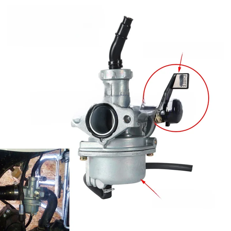 AliExpress JXMOTONG PZ22 Carburator 22mm Carb SunL JCL Baja TaoTao Quad 2/4 Stroke PZ00 1100cc 125cc Chinese ATV Dirt Bike w/Cable Choke Lever