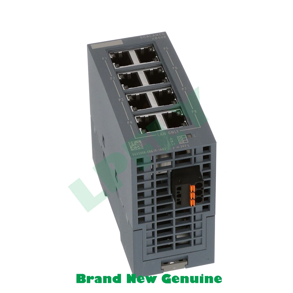 SCALANCE XB008Unmanaged Industrial Ethernet Switch, 6GK5 008, 6GK5008-0BA10-1AB2, 6GK50080BA101AB2 Brand New Genuine