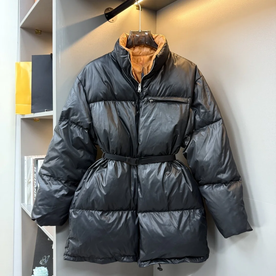 

Осень и зима 202, новое треугольное стандартное украшение, воротник-стойка, ремень средней длины, версия H