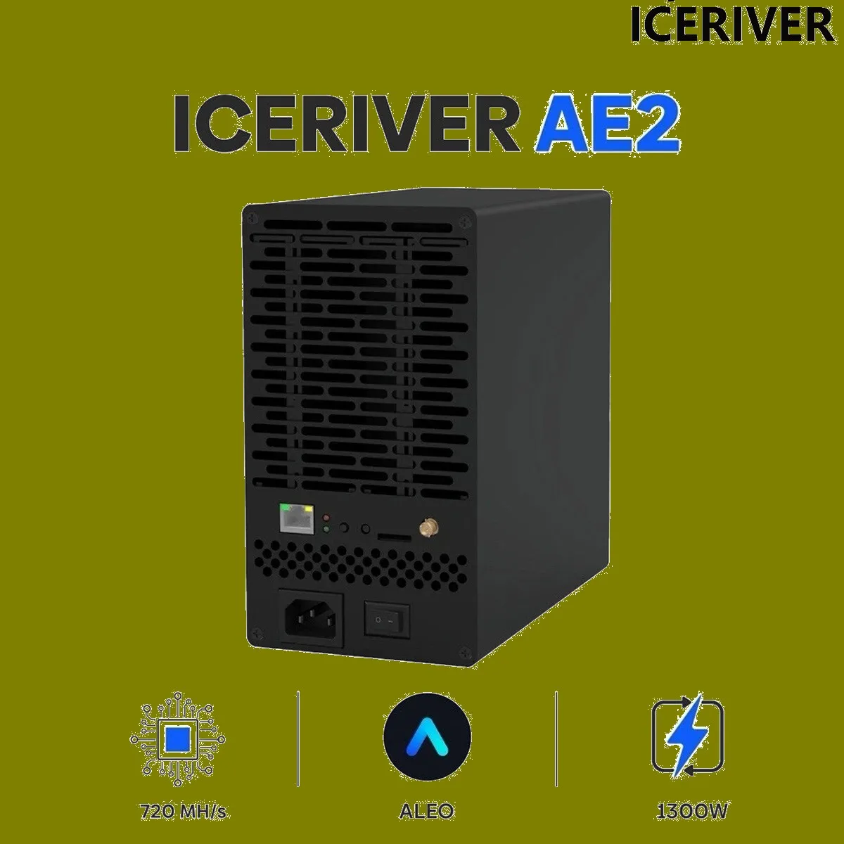 

TT BUY NOW IceRiver Aleo AE2 720M 1300w ALEO Crypto Home Miner in Stock