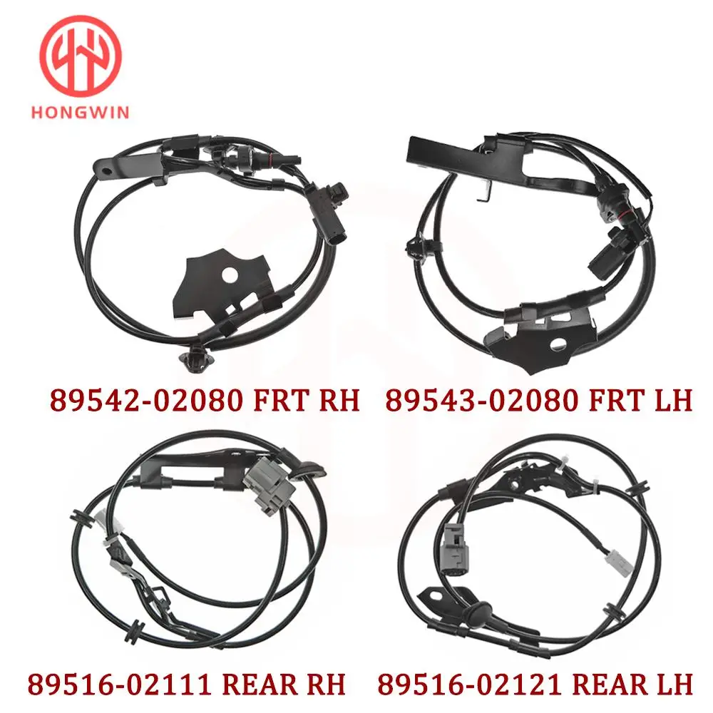 For Toyota Corolla 2007 2008 2009 2010 2011 2012 2013 1.8L Front Rear Left Right ABS Wheel Speed Sensor 89542-02080  89516-02111