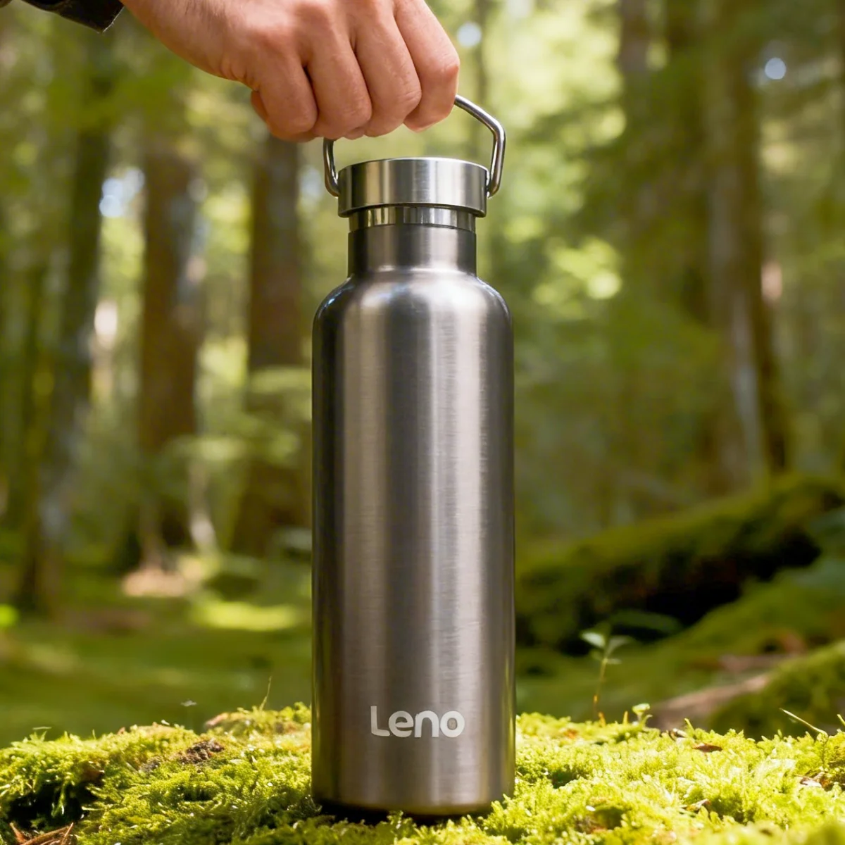 Botellas deportivas de 350-1000ml, botella de agua de acero inoxidable, taza aislada antibacteriana para acampar al aire libre, turismo, ciclismo, senderismo, termo