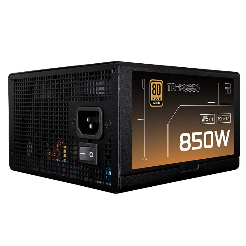 Thermalright TR-KG850 Medalha de Ouro Preto fonte de alimentação totalmente modular/suporte ATX3.1/Tensão 100-240V/850W/750W suporte PCI-E5.1