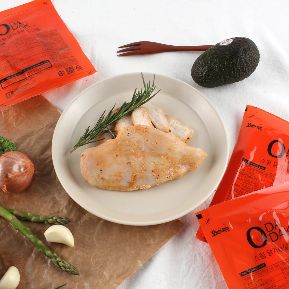 [Oda Chicken] نكهة أعشاب صدر الدجاج بالبخار ، 15 عبوة