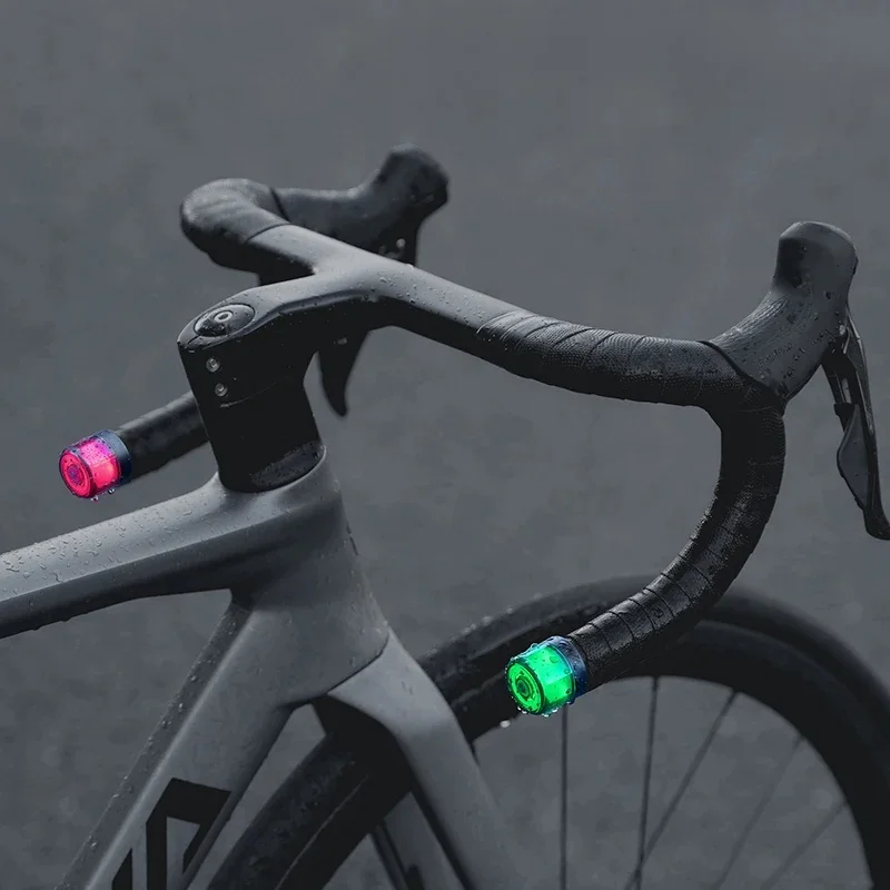 AliExpress ESLNF Bike Handlebar End Light Waterproof Rechargeable Road Bicycle Handlebar End Plug Warning Taillight Bike Accessories