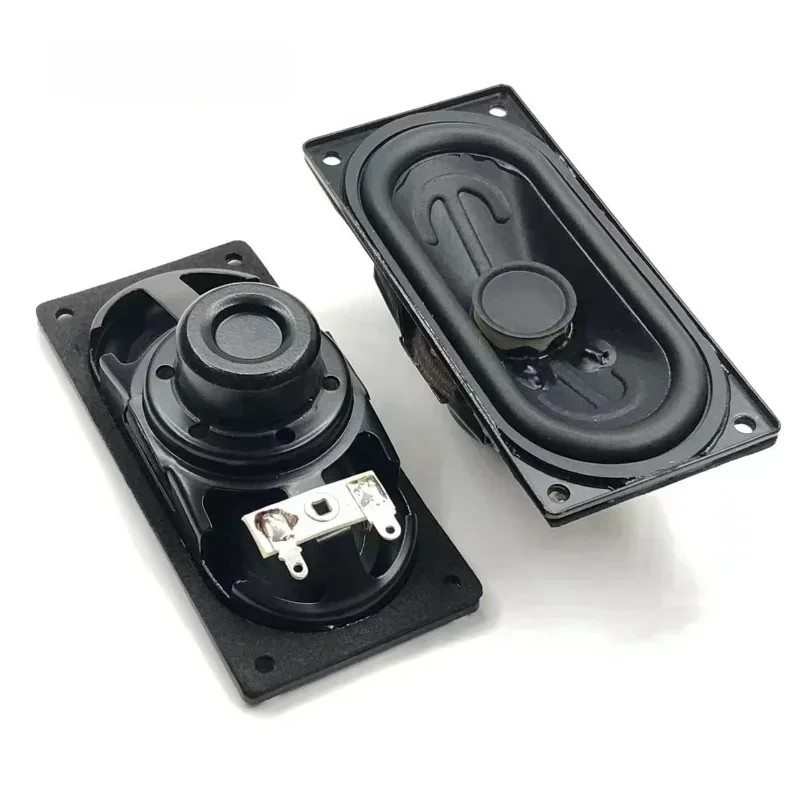 SOTAMIA 2 pièces haut-parleur rectangulaire 4 Ohm 10W gamme complète haut-parleur basse côté en caoutchouc néodyme magnétique Hifi haut-parleur Home cinéma